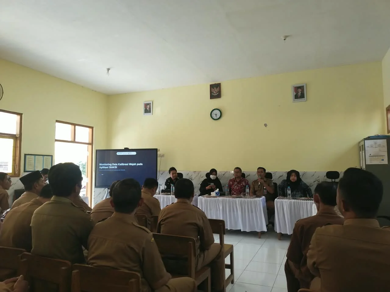 Monitoring Data Kalibrasi Wajah pada Aplikasi SIAKSI